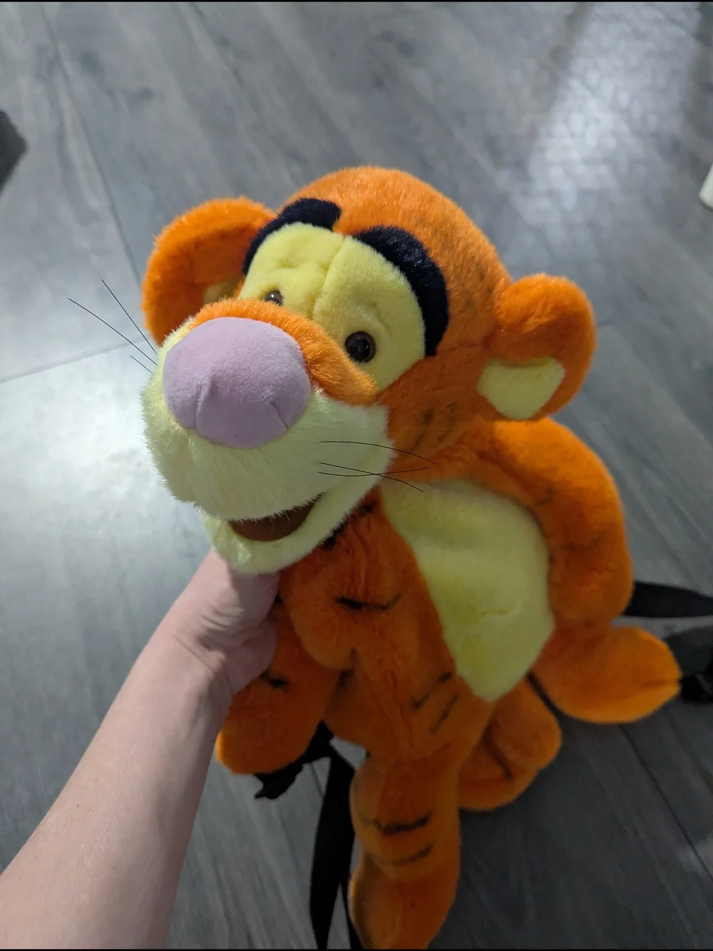The Disney Store Vintage 90's Soft Tigger Kids Backpack